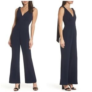 Harlyn | Knotted Navy Jumpsuit
